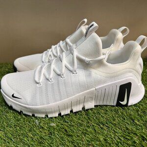 Nike Free Metcon 6 TB Mens 11.5 White FJ7127-101 Crossfit Gym Workout Shoes NEW